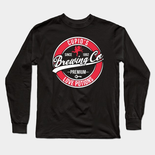 Brewing Co. Cupid's Love Potions Long Sleeve T-Shirt by The Night Owl's Atelier